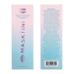 Masktini Skin Taut Body Sculpting Cream 3.4 fl oz Creme De Modelage Corporel